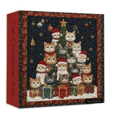 Katzen Weihnachtsbaum -Puzzle 1000 Stücke
